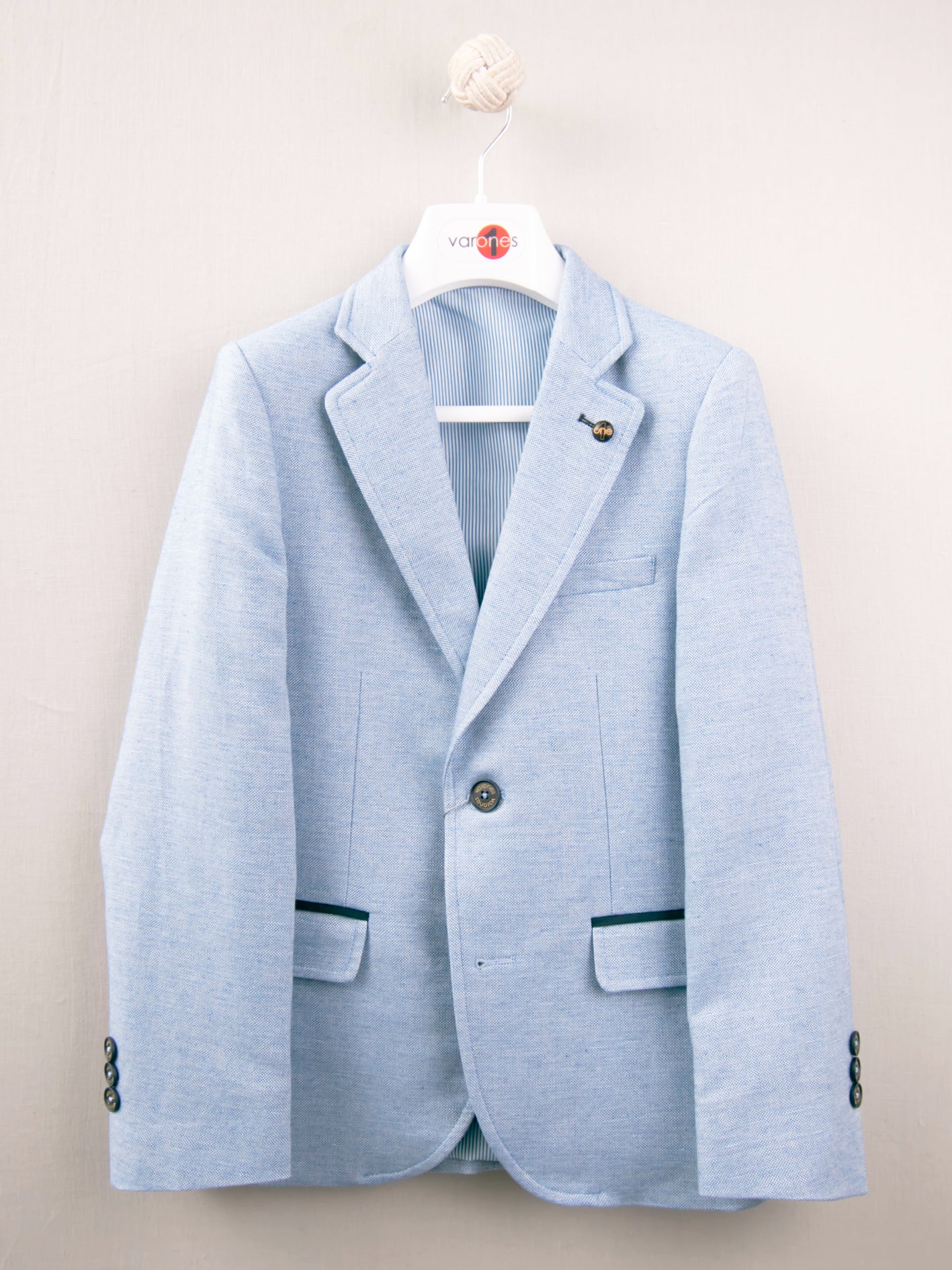 One Varones Boys Light Blue Blazer: 10-0407070
