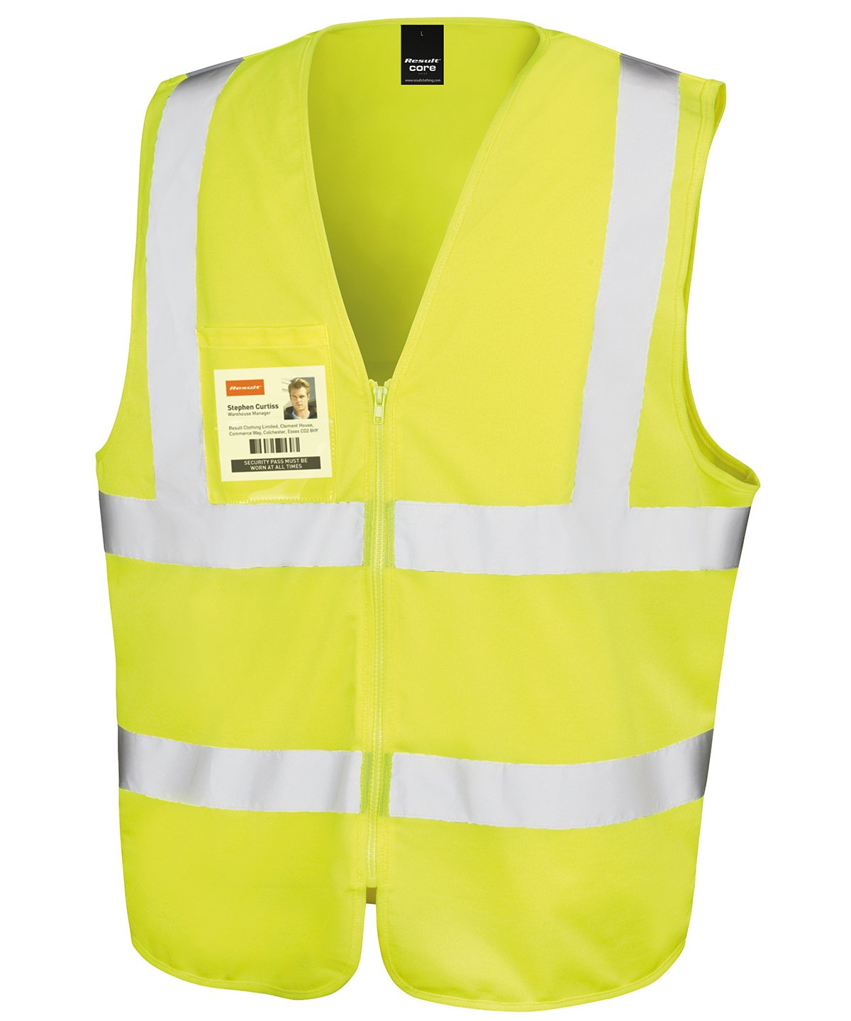 Result Core Core zip ID safety tabard