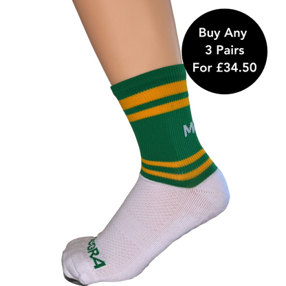 McGra Grip Socks Green & Gold