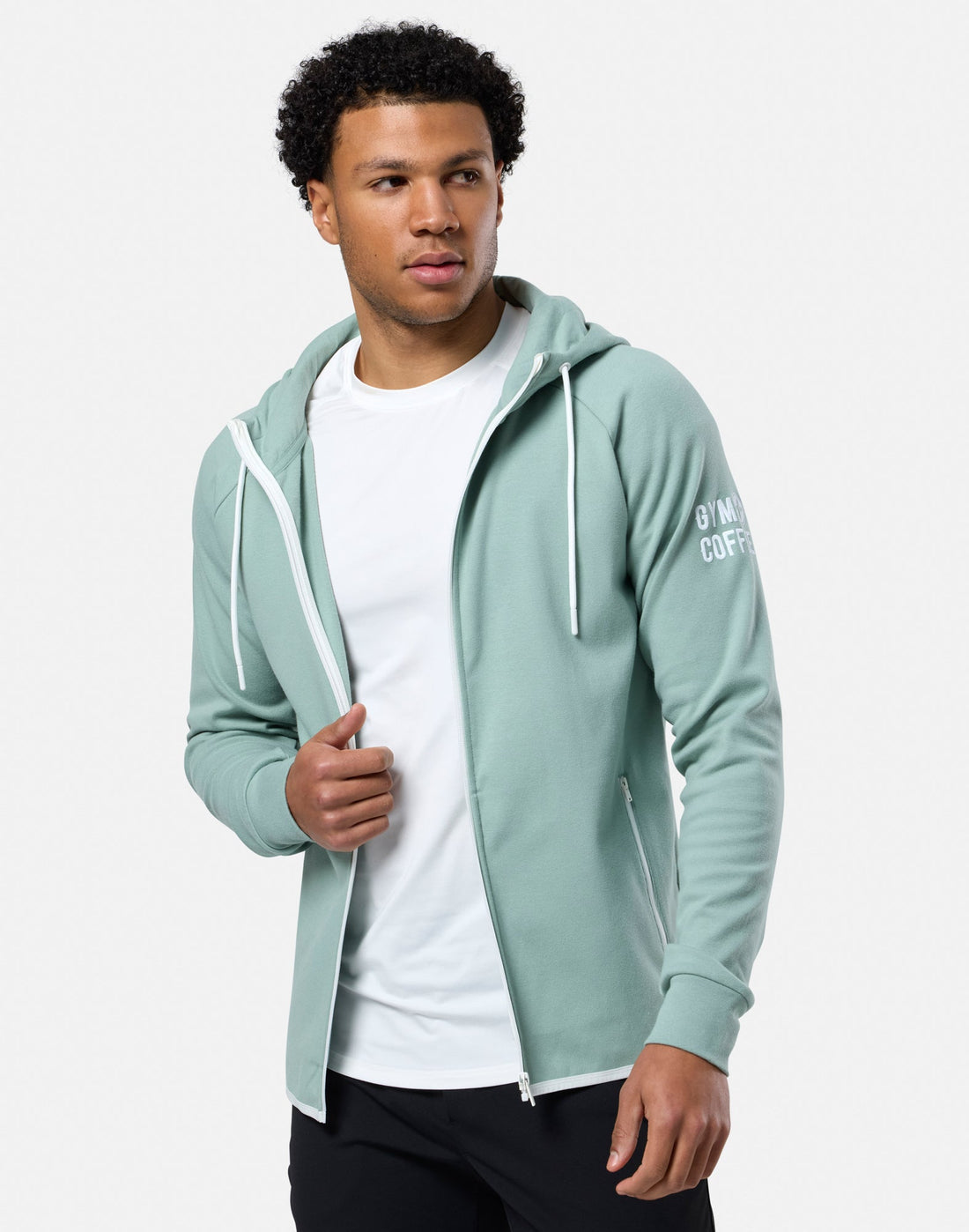 Chill Zip Hoodie in Summer Green