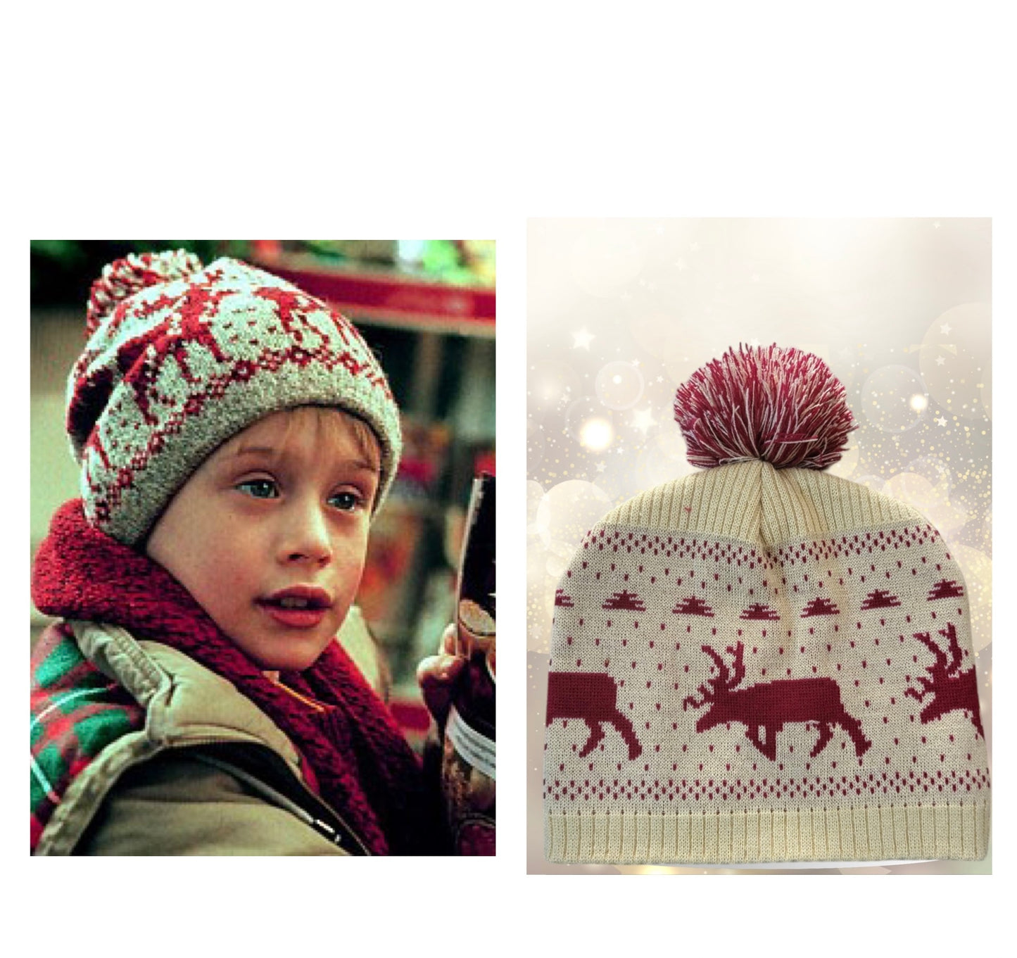 Home Alone Kids Bobble Hat