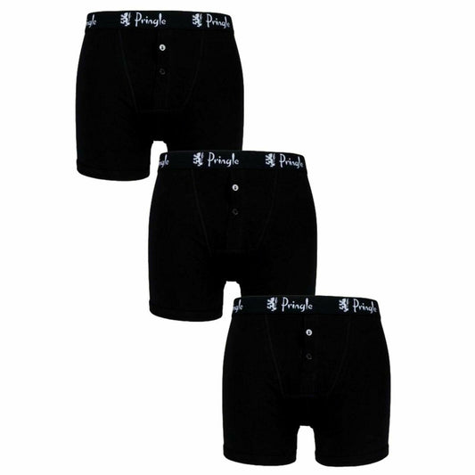 Pringle Mens 3 Pack Underwear Button Fly