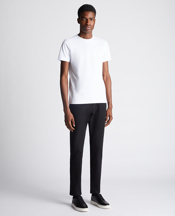 Remus Uomo Black Chino Trousers