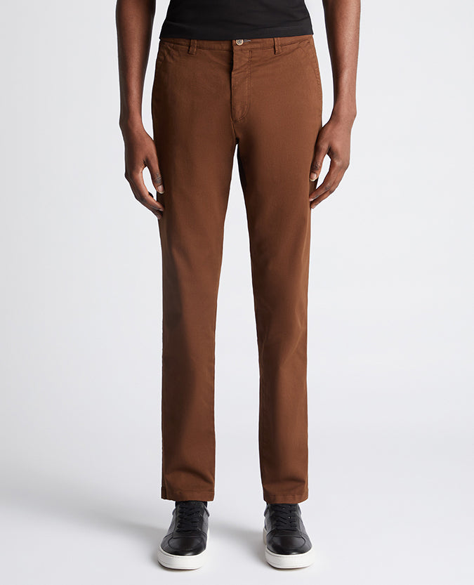 Remus Uomo Brown Chino Trousers