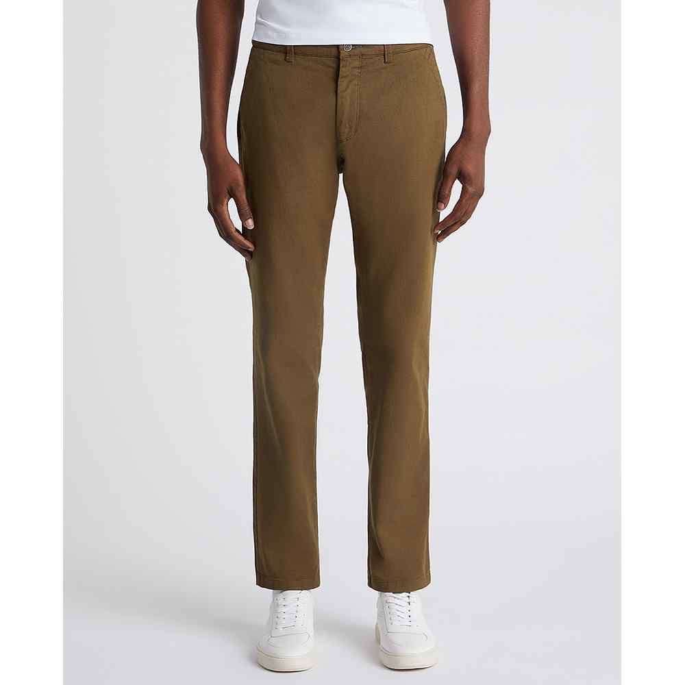 Remus Uomo Khaki Eldon Chino Trousers