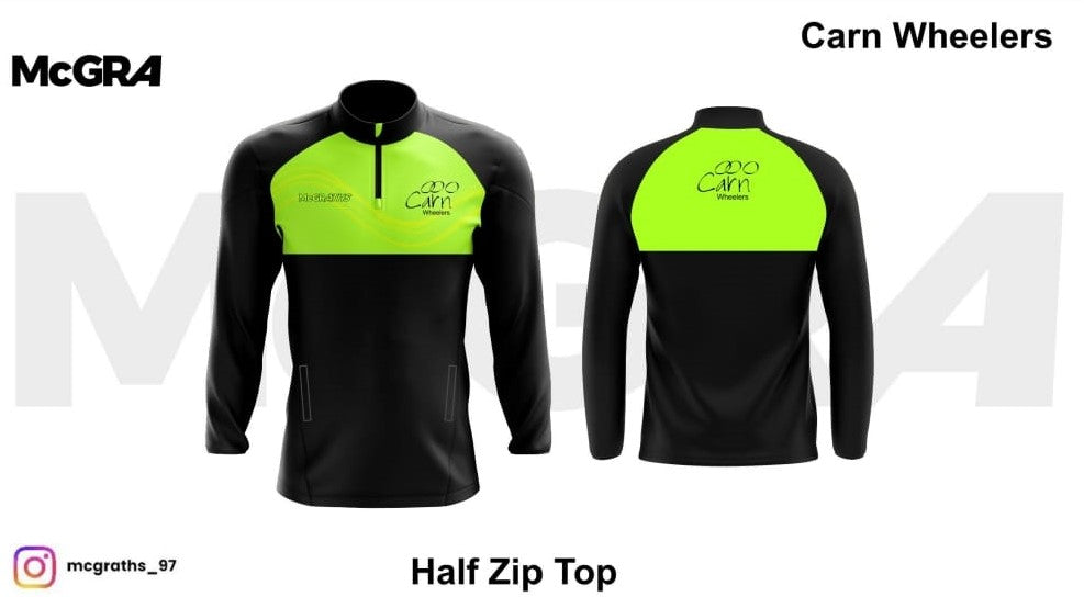 McGra Carn Wheelers Half Zip Top