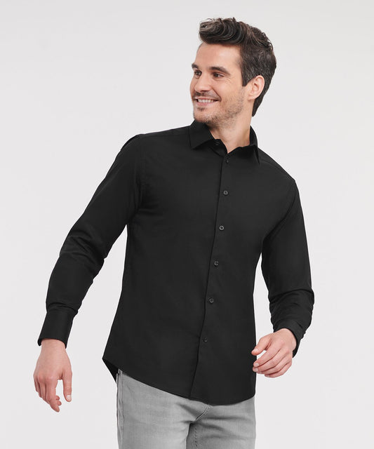 Russell Collection Long sleeve easycare fitted shirt