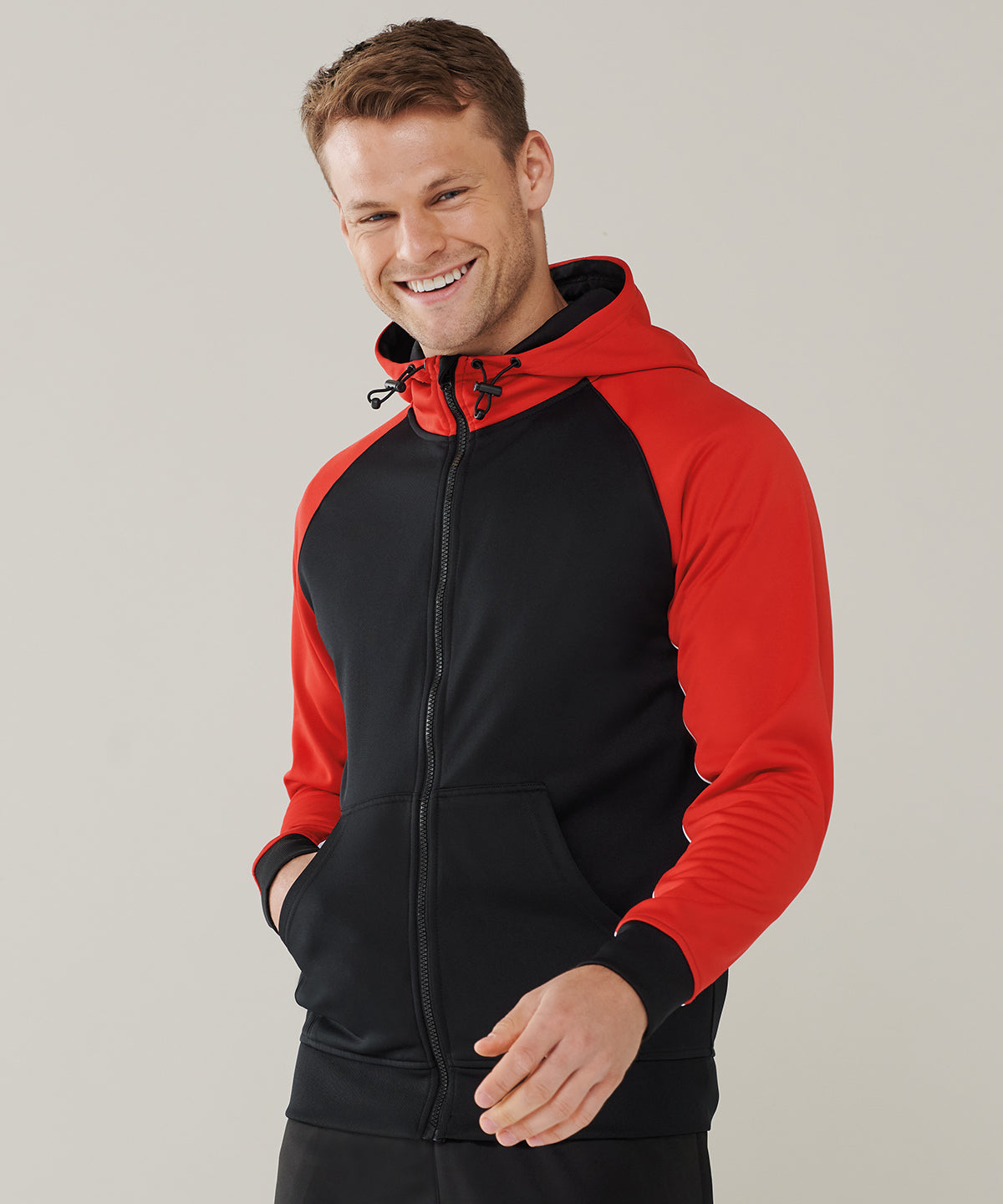 Finden Hales Panelled Sports Hoodie