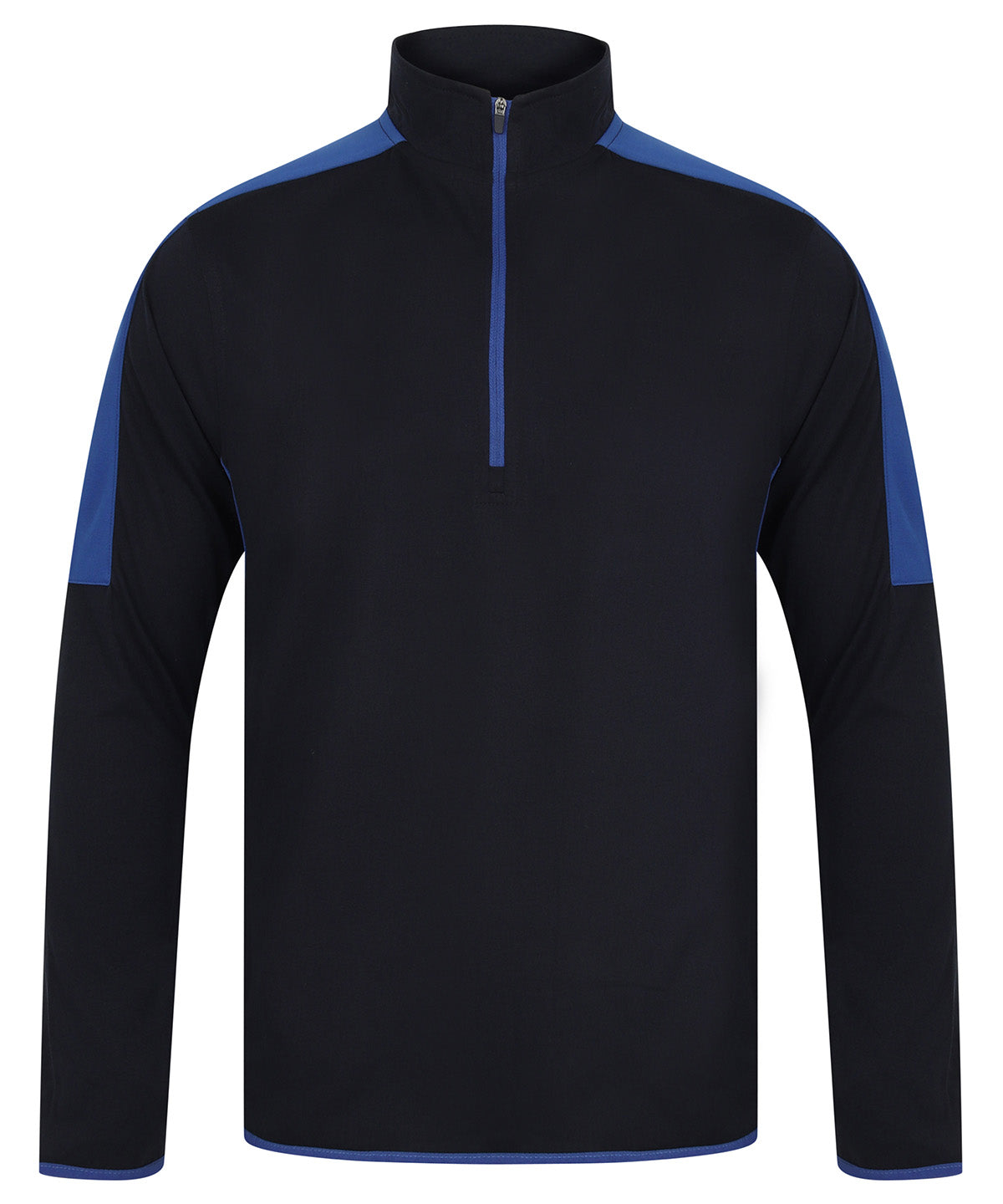 Finden Hales Quarter Zip Mid-Layer With Contrast Panelling