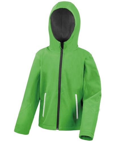 Result Core Core junior TX performance hooded softshell jacket