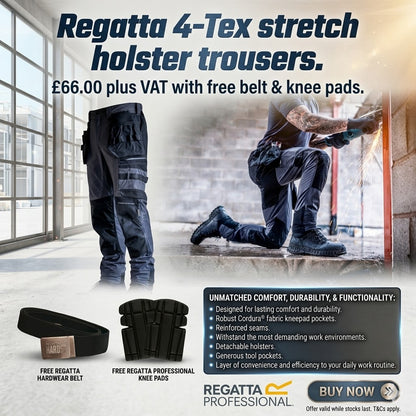 Regatta Professional 4-Tex Stretch Holster Trousers (Regular) TRJ447