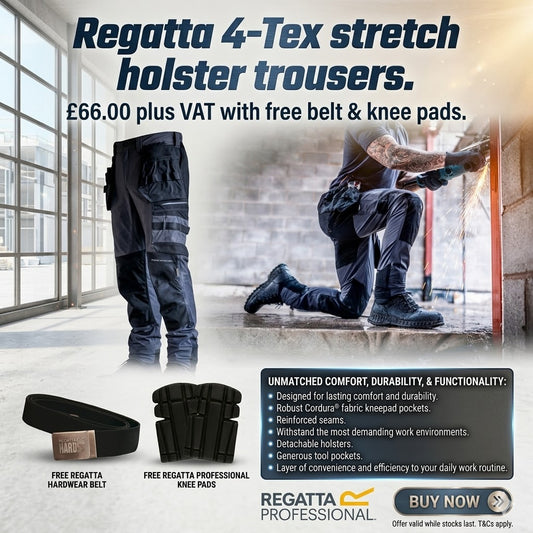 Regatta Professional 4-Tex Stretch Holster Trousers (Regular) TRJ447
